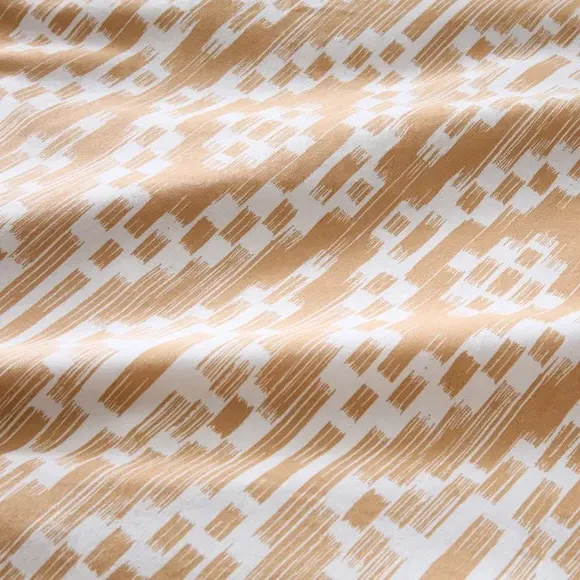 Duvet Cover Set with Pillowcase - Camel, Cotton