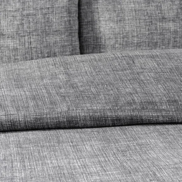 Duvet Cover Set with Pillowcase - Charcoal