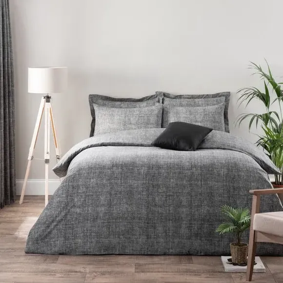 Duvet Cover Set with Pillowcase - Charcoal