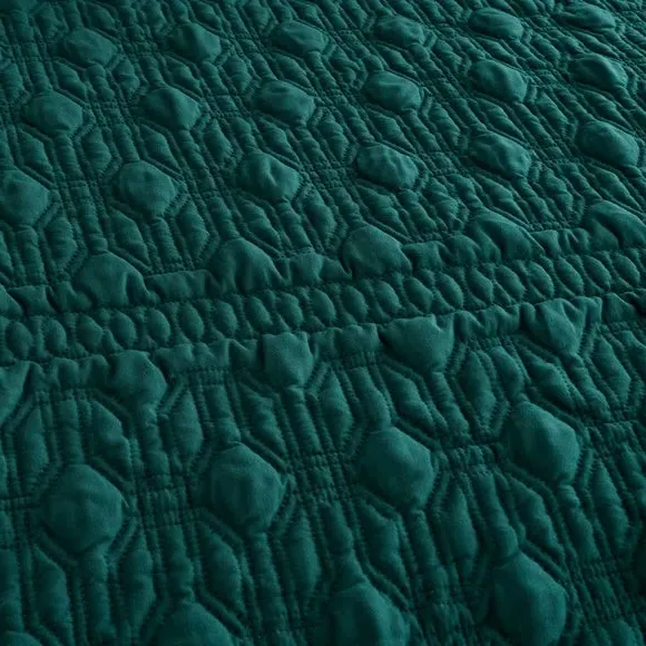 Duvet Cover Set with Pillowcase - Emerald, Polyester