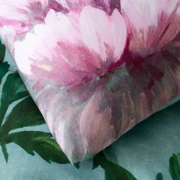 Duvet Cover Set with Pillowcase - Green, Cotton