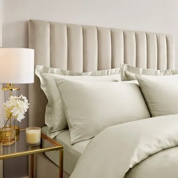 Duvet Cover Set with Pillowcase - Ivory, Polyester