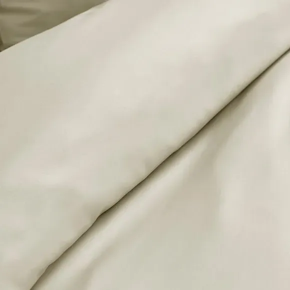 Duvet Cover Set with Pillowcase - Ivory, Polyester