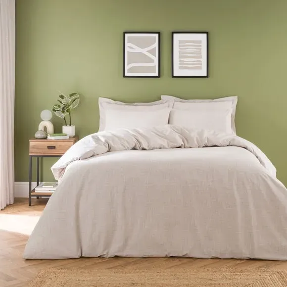 Duvet Cover Set with Pillowcase - Natural