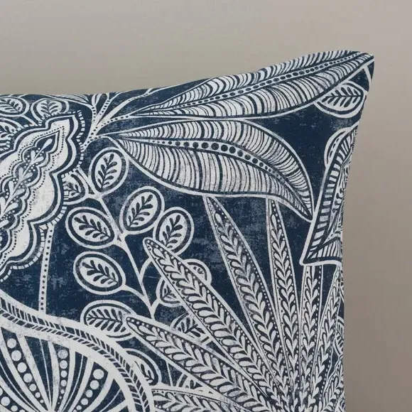 Duvet Cover Set with Pillowcase - Navy, Cotton