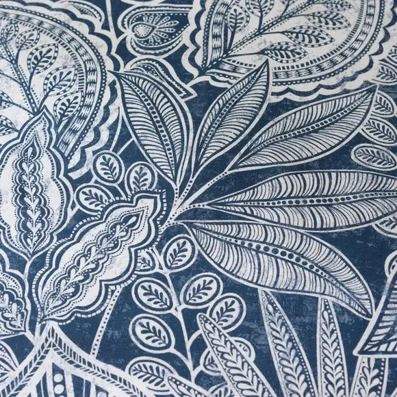 Duvet Cover Set with Pillowcase - Navy, Cotton