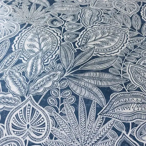 Duvet Cover Set with Pillowcase - Navy, Cotton