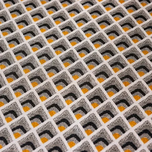 Duvet Cover Set with Pillowcase - Ochre, Cotton