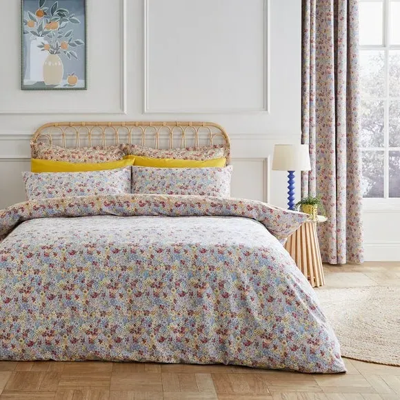 Duvet Cover Set with Pillowcase - Ochre, Cotton image