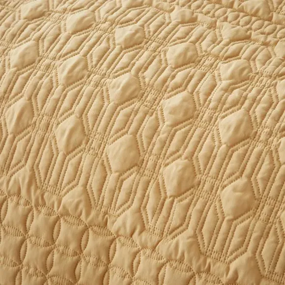 Duvet Cover Set with Pillowcase - Ochre, Polyester