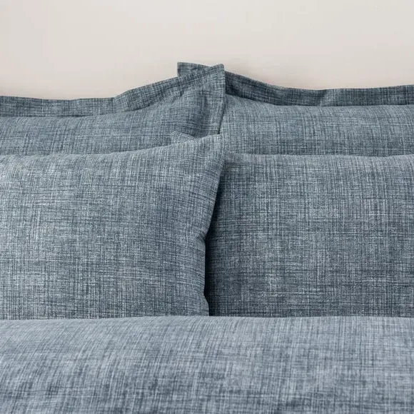 Duvet Cover Set with Pillowcase - Pacific Blue