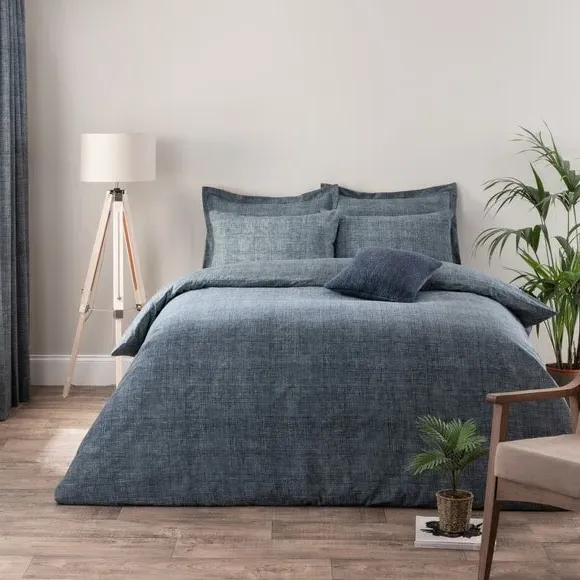 Duvet Cover Set with Pillowcase - Pacific Blue