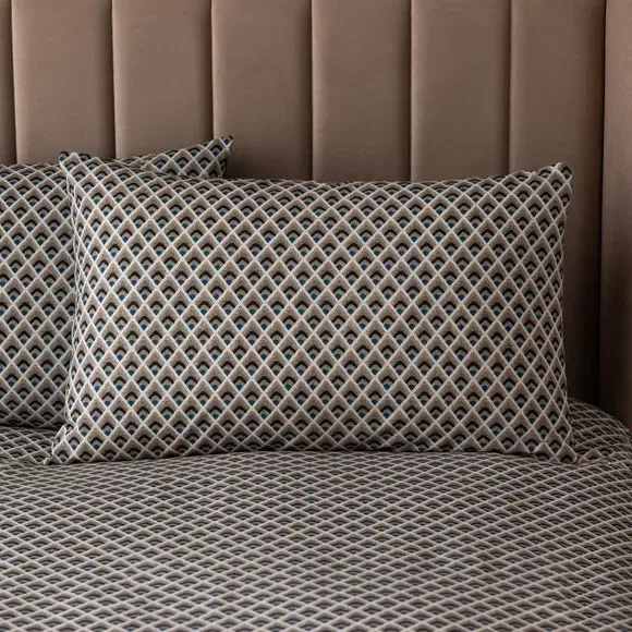 Duvet Cover Set with Pillowcase - Peacock, Cotton