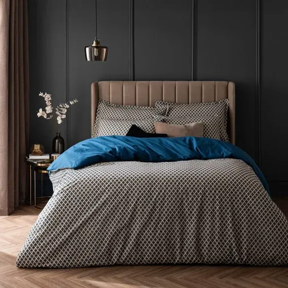 Duvet Cover Set with Pillowcase - Peacock, Cotton