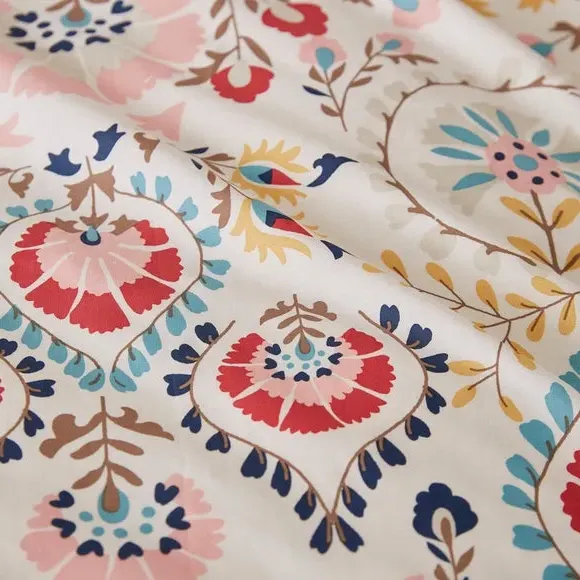 Duvet Cover Set with Pillowcase - Pink, Cotton