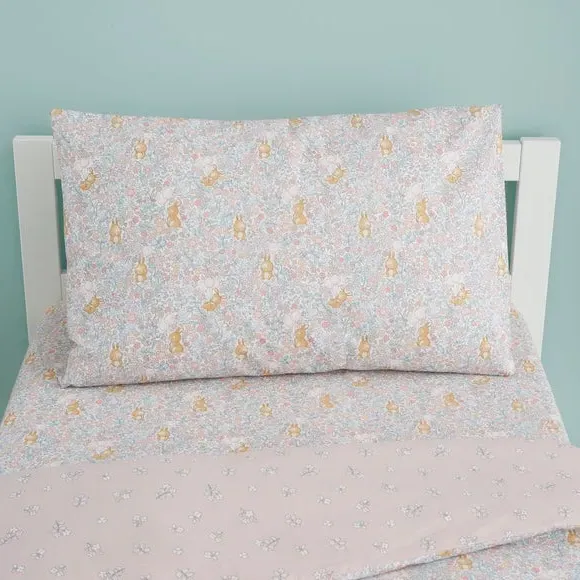Duvet Cover Set with Pillowcase - Pink, Cotton