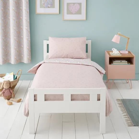 Duvet Cover Set with Pillowcase - Pink, Cotton