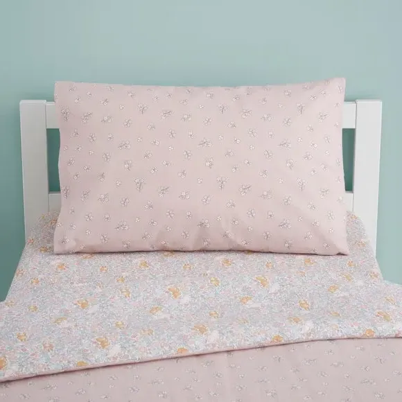 Duvet Cover Set with Pillowcase - Pink, Cotton