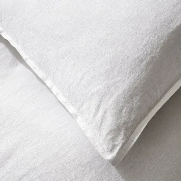 Duvet Cover Set with Pillowcase - White