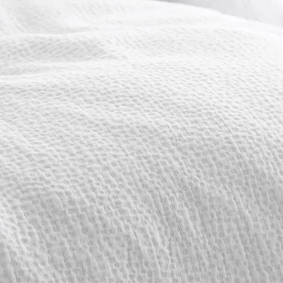 Duvet Cover Set with Pillowcase - White, Cotton