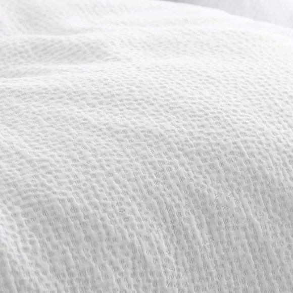 Duvet Cover Set with Pillowcase - White, Cotton