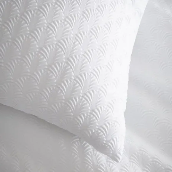 Duvet Cover Set with Pillowcase - White, Polyester