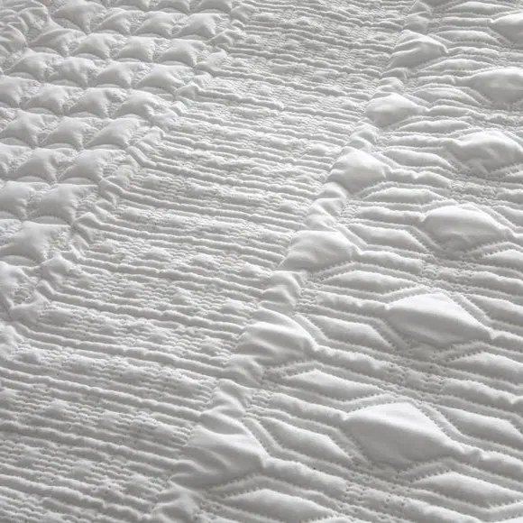 Duvet Cover Set with Pillowcase - White, Polyester