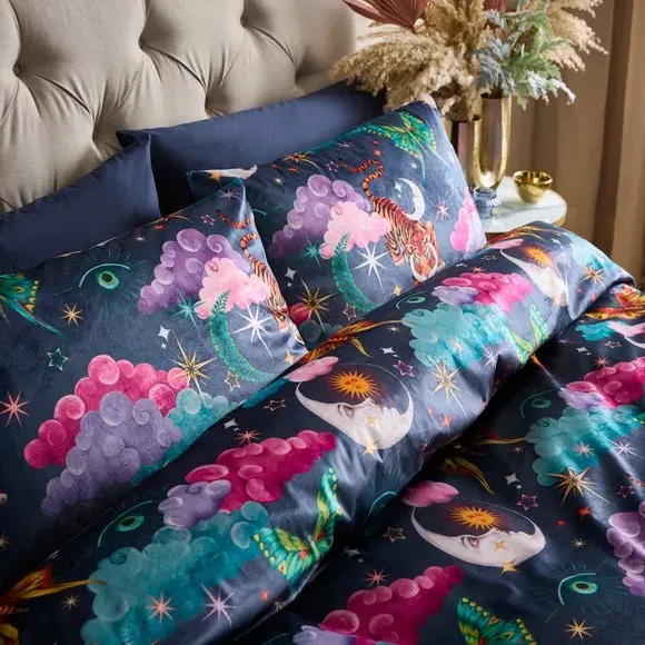Duvet Cover Set with Pillowcases - Multicolor
