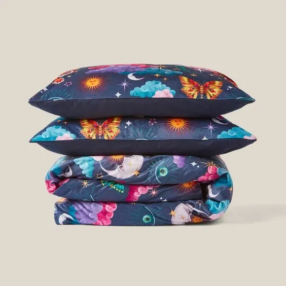 Duvet Cover Set with Pillowcases - Multicolor