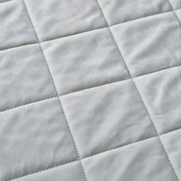 Duvet Cover Set with Pinsonic Design - Grey