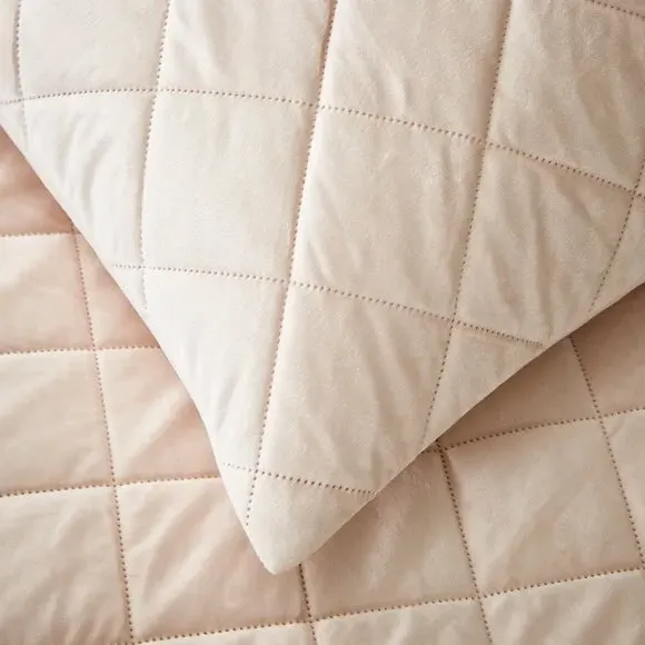 Duvet Cover Set with Pinsonic Design - Mushroom