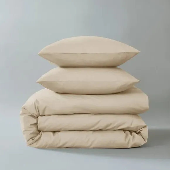 Duvet Cover with Button Fastening - Linen Natural