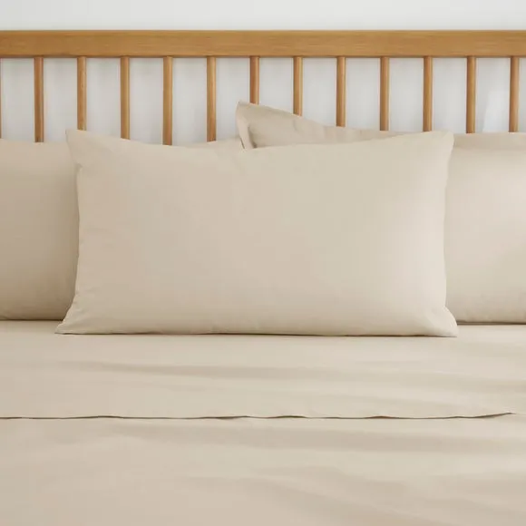 Duvet Cover with Button Fastening - Linen Natural
