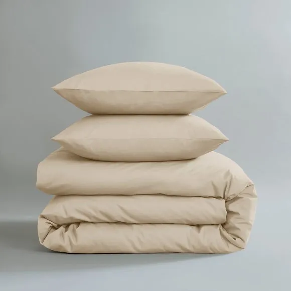 Duvet Cover with Button Fastening - Linen Natural