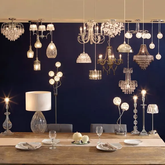 Easy Fit Chandelier Pendant Shade - Silver