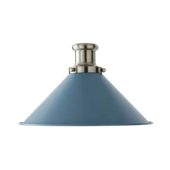 Easy Fit Pendant Shade Industrial - Blue, Metal