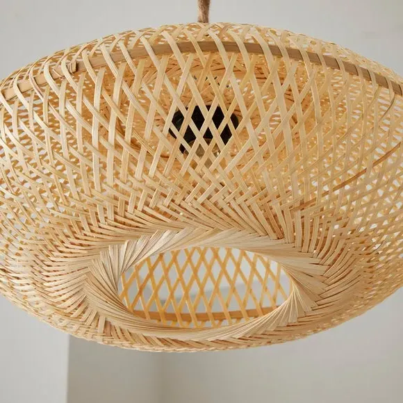 Easy Fit Pendant Shade - Natural, Bamboo