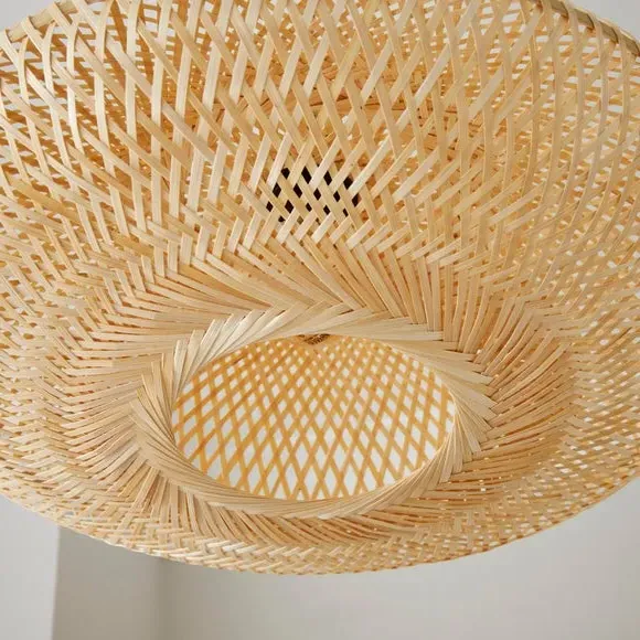 Easy Fit Pendant Shade - Natural, Bamboo