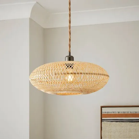 Easy Fit Pendant Shade - Natural, Bamboo image