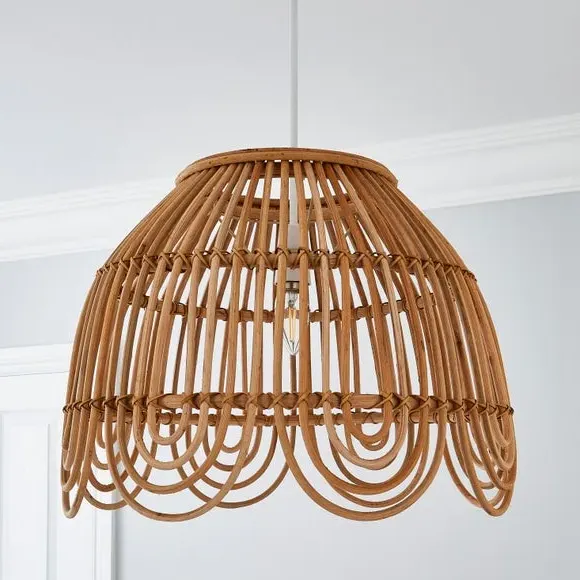 Easy Fit Pendant Shade - Natural, Rattan