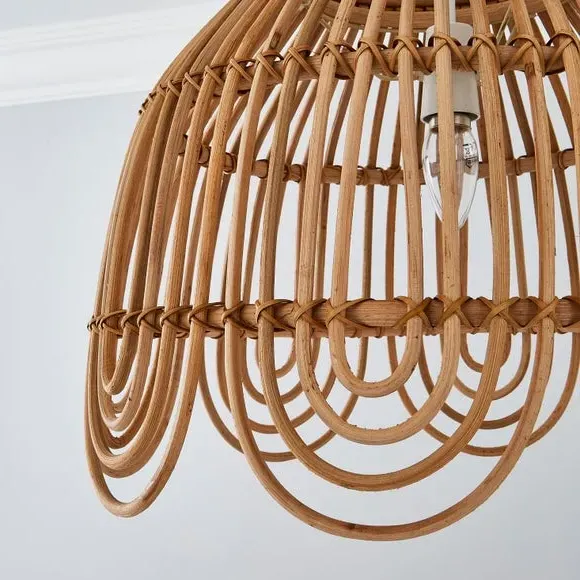 Easy Fit Pendant Shade - Natural, Rattan
