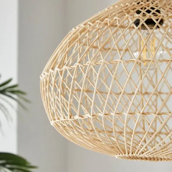 Easy Fit Pendant Shade - Natural, Rattan
