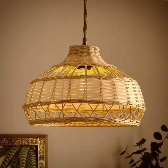 Easy Fit Pendant Shade - Natural, Rattan