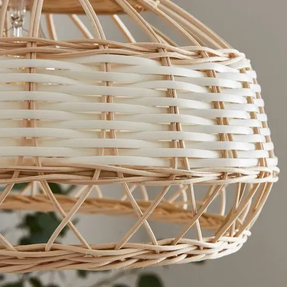 Easy Fit Pendant Shade - Natural, Rattan