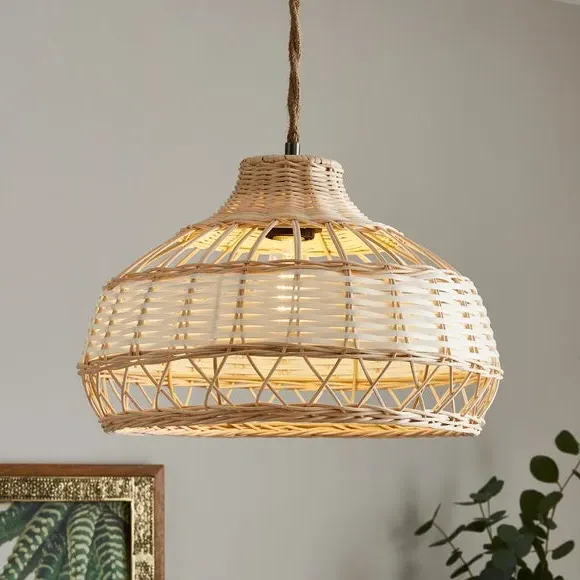 Easy Fit Pendant Shade - Natural, Rattan image