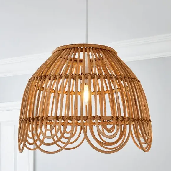Easy Fit Pendant Shade - Natural, Rattan image