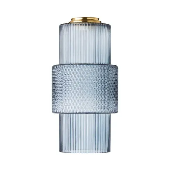 Easy Fit Pendant Shade - Navy, Frosted Glass