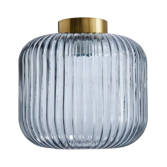 Easy Fit Pendant Shade - Navy, Glass