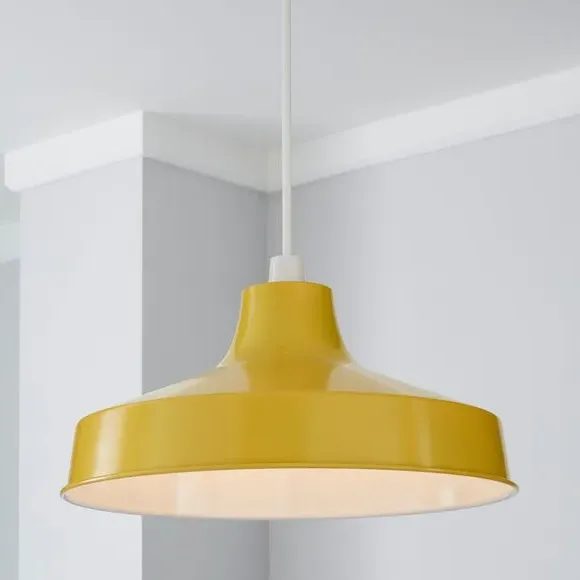 Easy Fit Pendant Shade - Ochre, Metal image