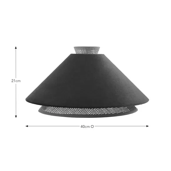 Easy Fit Pendant Shade - Olive, Velvet